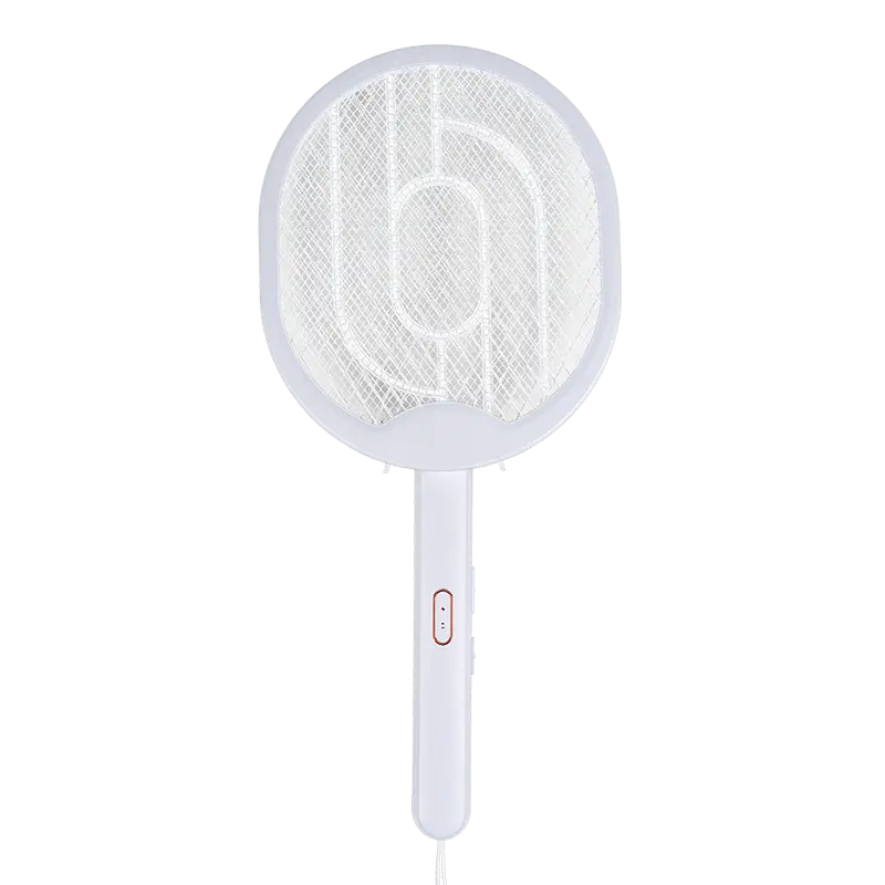 FF-881 Foldable USB rechargeable electric mosquito swatter na may display screen
