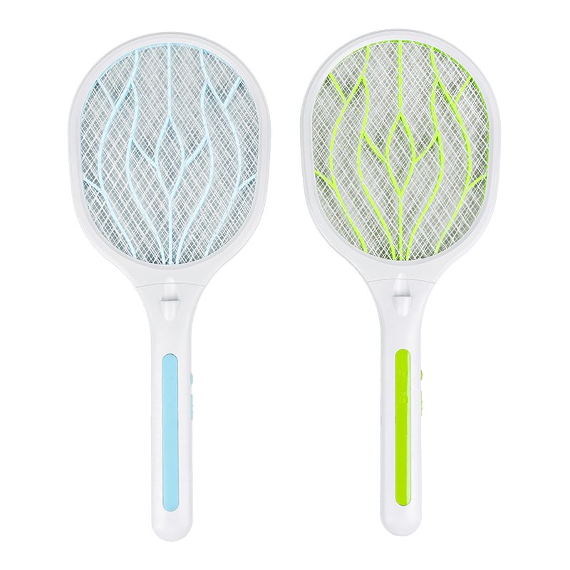 FF-988 1200mAh rechargeable lithium battery na may LED light multifunctional electric mosquito swatter