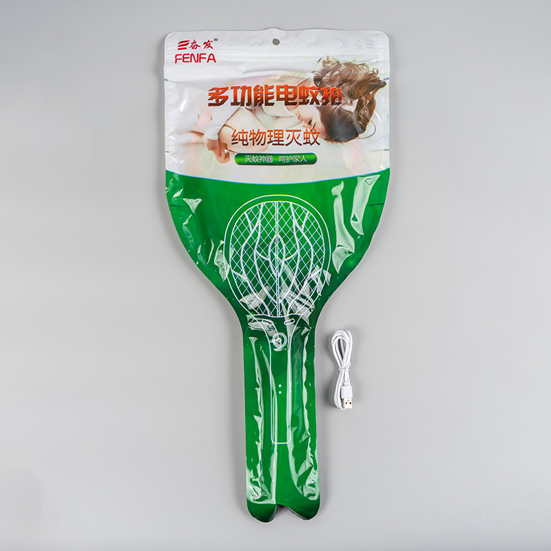 FF-003 250mAh 3-kulay na electric mosquito swatter na may USB cable FF-003 250mAh 3-kulay na electric mosquito swatter na may USB cable