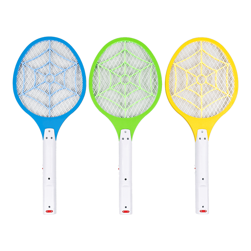 FF-006Y 3-Color Lead-Acid Battery 400mAh na may Plug Electric Mosquito Swatter
