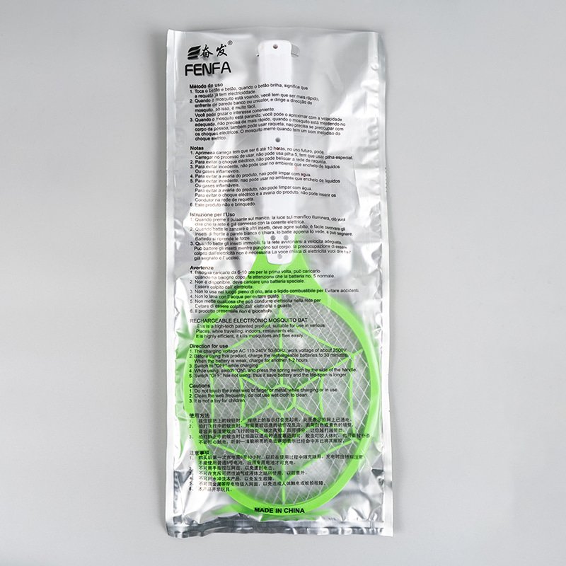 FF-007 3-Color Brazilian Plug Lead-Acid Battery 400mAh Electric Mosquito Swatter FF-007 3-Color Brazilian Plug Lead-Acid Battery 400mAh Electric Mosquito Swatter