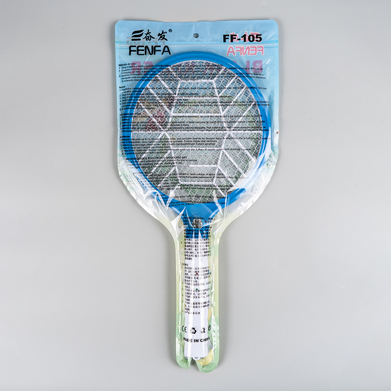 FF-105 400mAh 3-kulay na LED lead-acid na baterya sa bahay electric mosquito swatter FF-105 400mAh 3-kulay na LED lead-acid na baterya sa bahay electric mosquito swatter