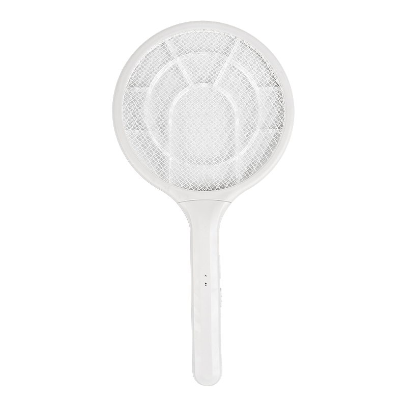 FF-672 500mAh lithium battery rust-pattern light electric mosquito swatter na may base