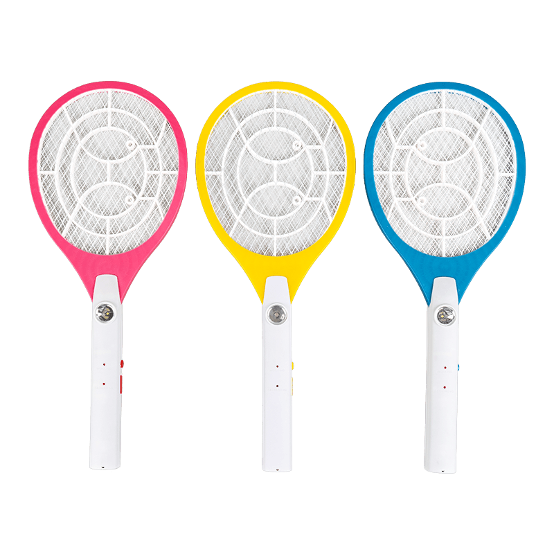 FF-678 3-Color LED na may Plug Lead-Acid Battery 400mAh Electric Mosquito Swatter