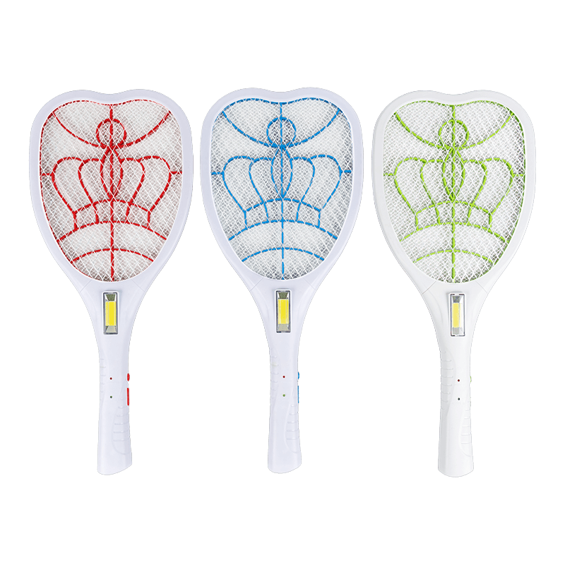 FF-783 3-Color LED na may Plug Lead-Acid Battery 400mAh Electric Mosquito Swatter