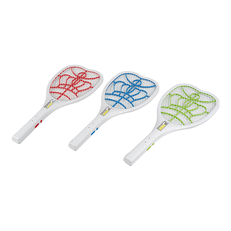 FF-783A 400mAh 3-kulay na electric mosquito swatter na may ilaw at figure-eight cable FF-783A 400mAh 3-kulay na electric mosquito swatter na may ilaw at figure-eight cable
