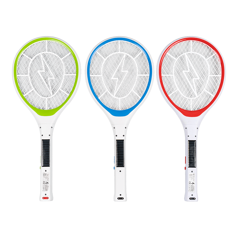 FF-787A 3-Color LED Solar na may Plug Lead-Acid Battery 400mAh Electric Mosquito Swatter FF-787A 3-Color LED Solar na may Plug Lead-Acid Battery 400mAh Electric Mosquito Swatter
