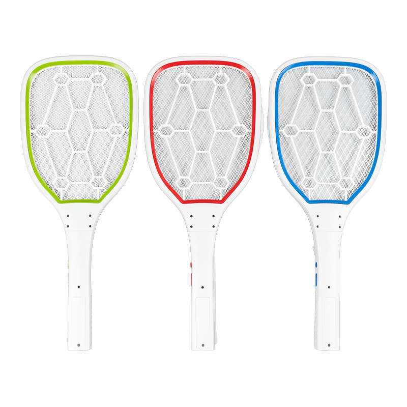 FF-788 1200mAh 3-kulay na electric mosquito swatter na may liwanag FF-788 1200mAh 3-kulay na electric mosquito swatter na may liwanag
