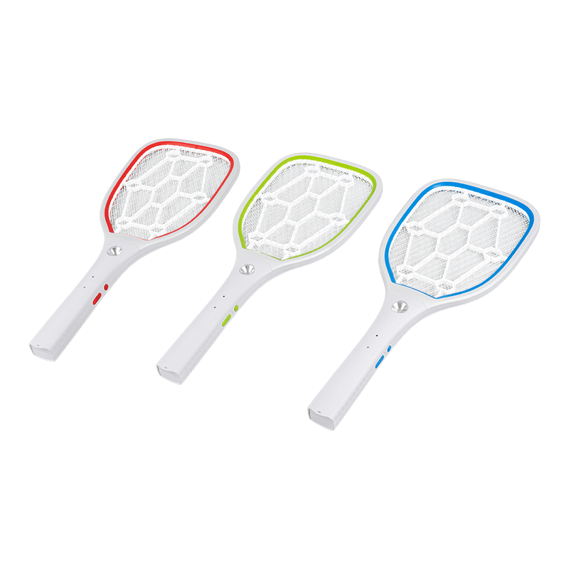 FF-788 1200mAh 3-kulay na electric mosquito swatter na may liwanag FF-788 1200mAh 3-kulay na electric mosquito swatter na may liwanag