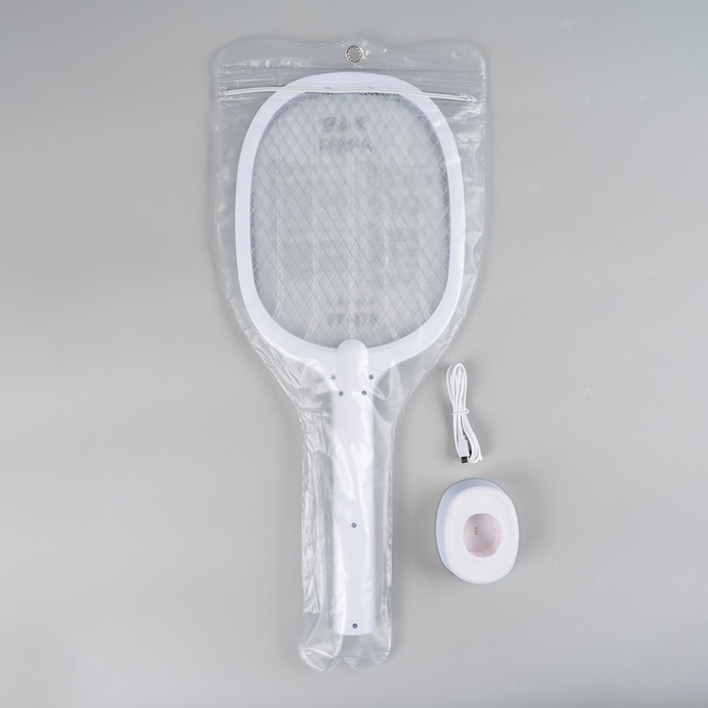 FF-878 1200mAh Embroidery Light Electric Mosquito Swatter na may Base FF-878 1200mAh Embroidery Light Electric Mosquito Swatter na may Base