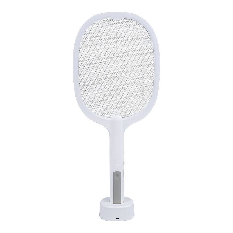 FF-878 1200mAh Embroidery Light Electric Mosquito Swatter na may Base FF-878 1200mAh Embroidery Light Electric Mosquito Swatter na may Base