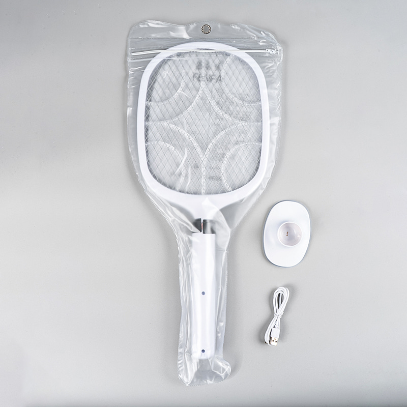 FF-882A 1200mAh Embroidered Pattern Lamp USB Base Electric Mosquito Swatter na may Display FF-882A 1200mAh Embroidered Pattern Lamp USB Base Electric Mosquito Swatter na may Display
