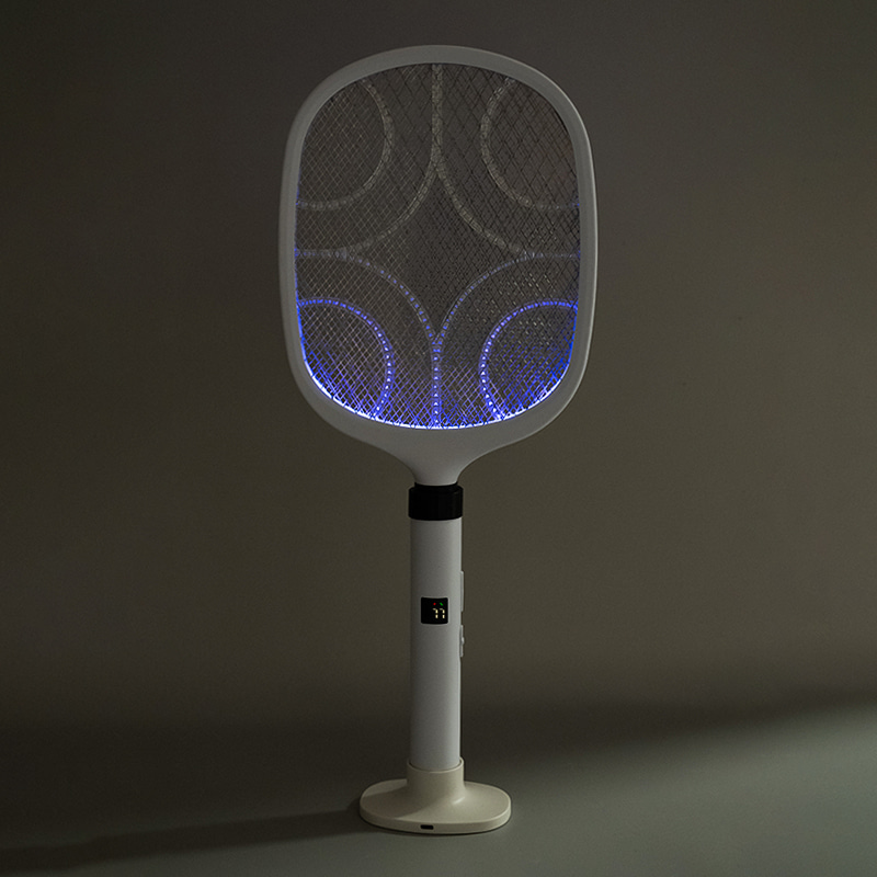 FF-882A 1200mAh Embroidered Pattern Lamp USB Base Electric Mosquito Swatter na may Display FF-882A 1200mAh Embroidered Pattern Lamp USB Base Electric Mosquito Swatter na may Display