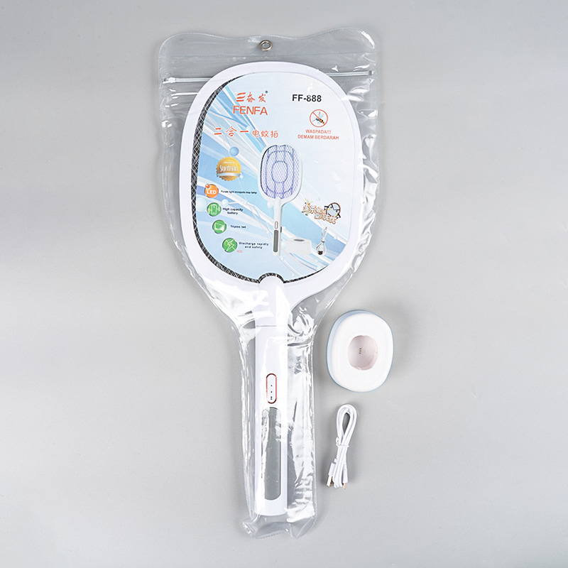 FF-888 1200mAh Round LED Mosquito Swatter USB Rechargeable FF-888 1200mAh Round LED Mosquito Swatter USB Rechargeable