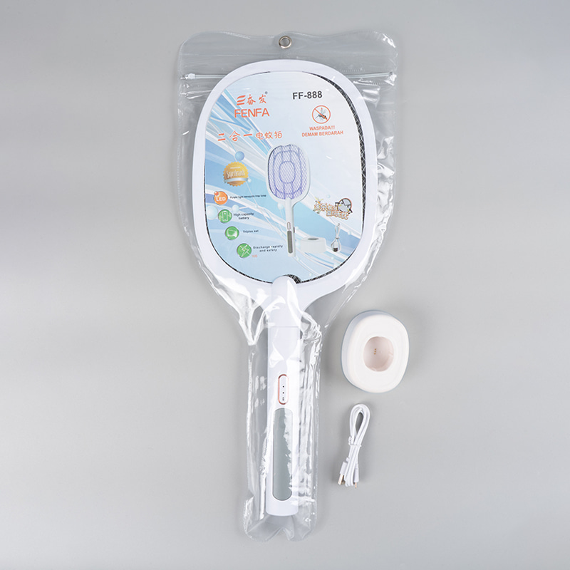 FF-888 1200mAh Wave LED Mosquito Swatter USB Rechargeable FF-888 1200mAh Wave LED Mosquito Swatter USB Rechargeable