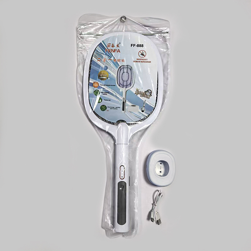 FF-888A 1200mAh Bottom-Charge Embroidered Pattern Lamp USB Base High-Efficiency Electric Mosquito Swatter FF-888A 1200mAh Bottom-Charge Embroidered Pattern Lamp USB Base High-Efficiency Electric Mosquito Swatter