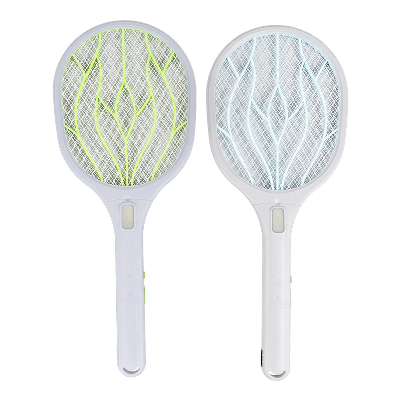 FF-988A 400mAh Portable Electric Mosquito Swatter na may Light at Figure-Eight Cord