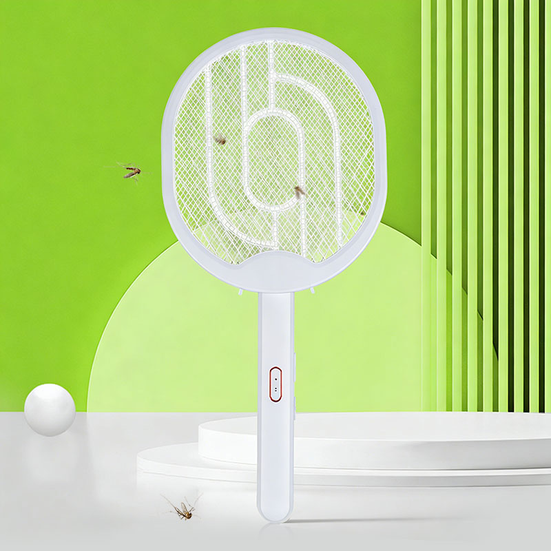 FF-881 Foldable USB rechargeable electric mosquito swatter na may display screen FF-881 Foldable USB rechargeable electric mosquito swatter na may display screen