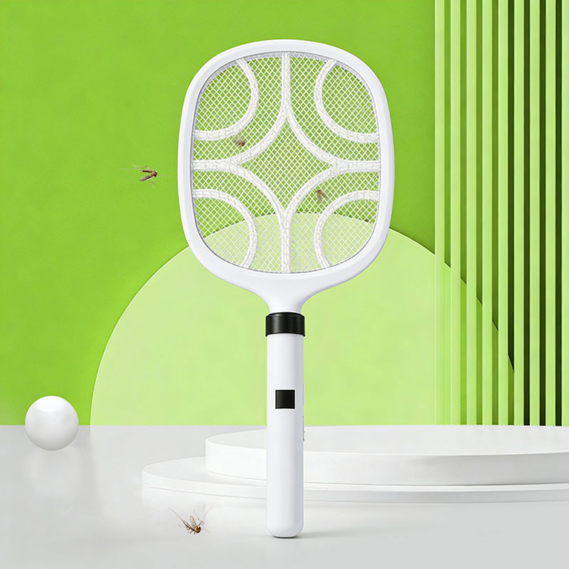 FF-882A 1200mAh Embroidered Pattern Lamp USB Base Electric Mosquito Swatter na may Display FF-882A 1200mAh Embroidered Pattern Lamp USB Base Electric Mosquito Swatter na may Display