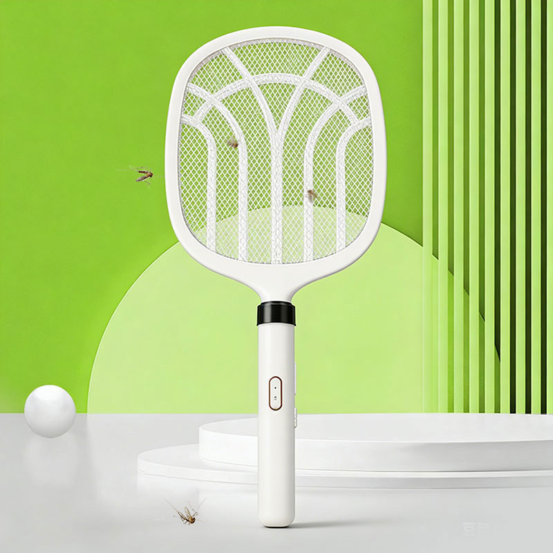FF-883 1200mAh Embroidered Pattern Lamp USB Base Rechargeable Electric Mosquito Swatter FF-883 1200mAh Embroidered Pattern Lamp USB Base Rechargeable Electric Mosquito Swatter