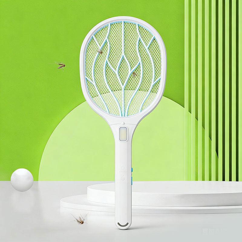 FF-988A 400mAh Portable Electric Mosquito Swatter na may Light at Figure-Eight Cord FF-988A 400mAh Portable Electric Mosquito Swatter na may Light at Figure-Eight Cord